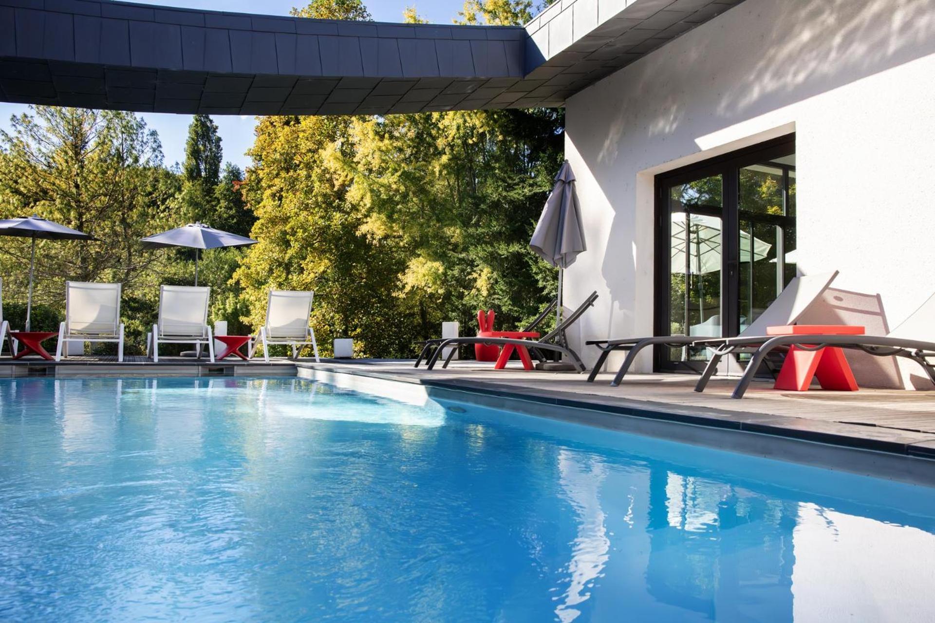 L'Aubiniere Hotel Restaurant & Spa Saint-Ouen-les-Vignes Dış mekan fotoğraf