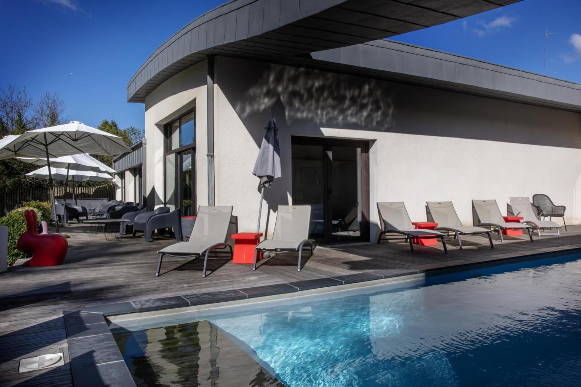 L'Aubiniere Hotel Restaurant & Spa Saint-Ouen-les-Vignes Dış mekan fotoğraf